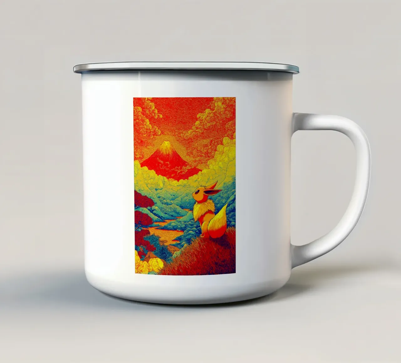 Pokemon tazza in smalto da Fleur de Lys