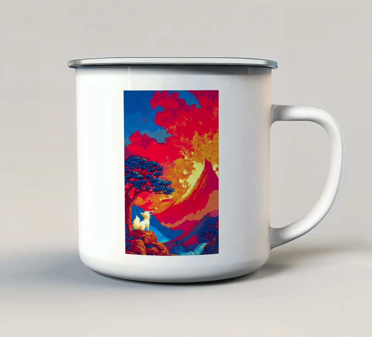 Pokemon tazza in smalto da Fleur de Lys