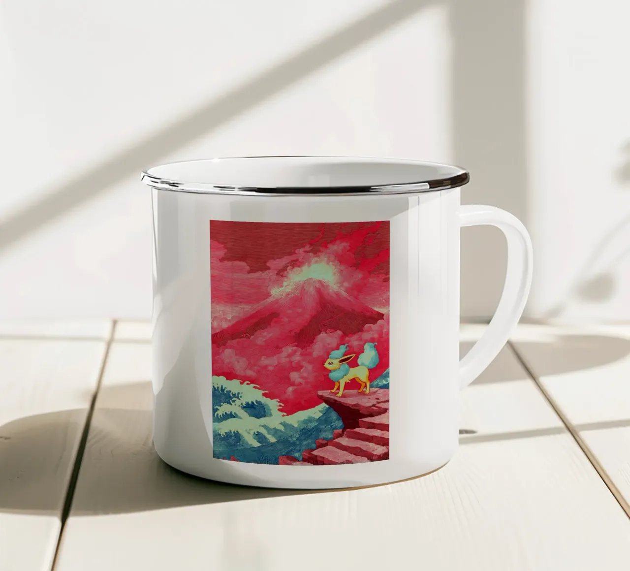 Pokemon tazza in smalto da Fleur de Lys