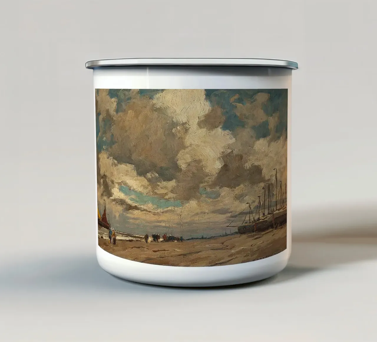 Stile astratto Otto Ackermann Seashore tazza in smalto da The Bakulans