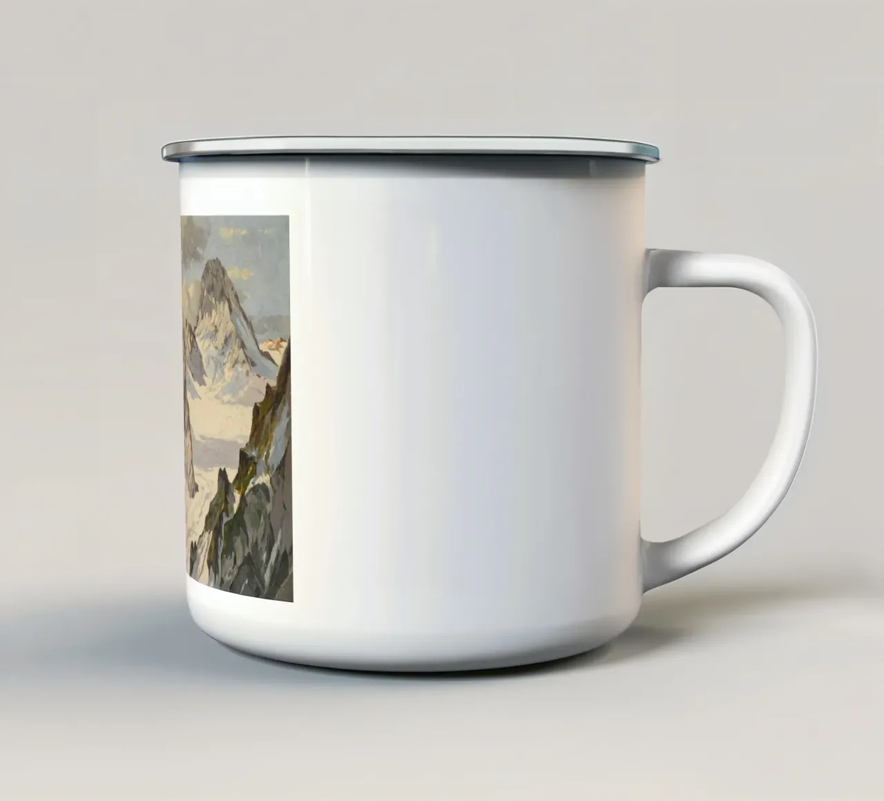 Otto Ackermann Il Monte Everest tazza in smalto da The Bakulans
