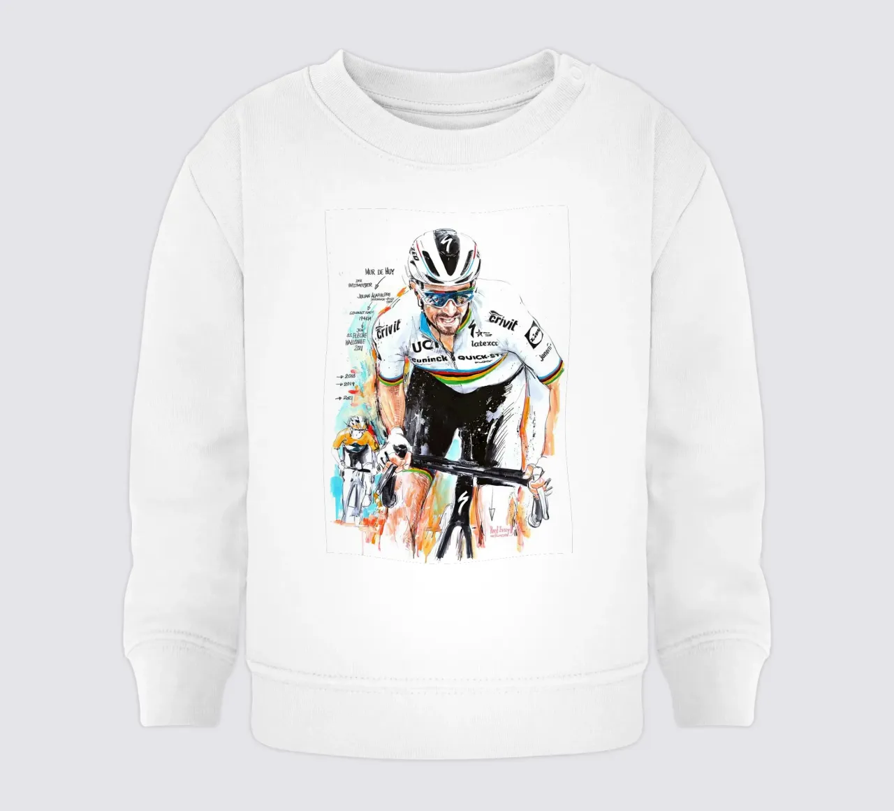 Il campione del mondo Julian Alaphilippe felpa neonato da SPECIAL SHOP GENTHO UK