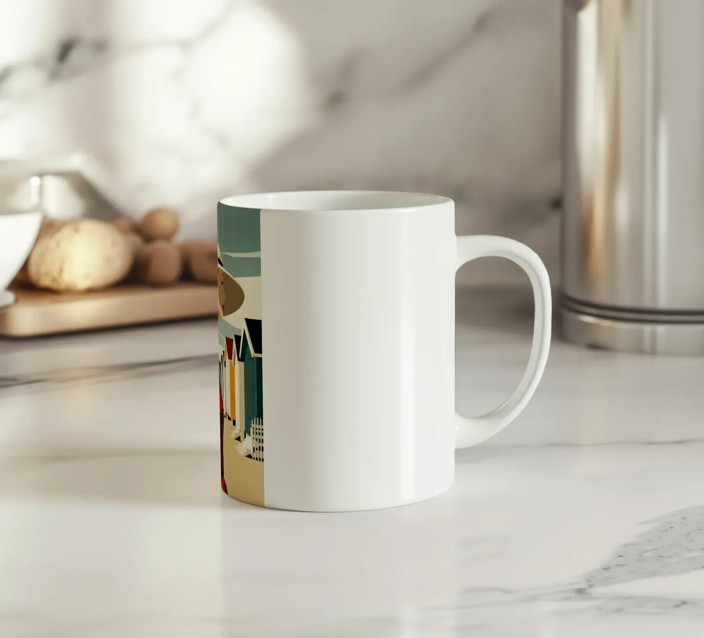 Cabine da bagno tazza in ceramica da M-Ulrich-Digital Art