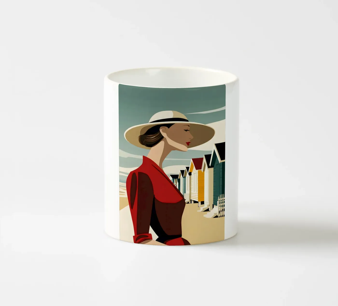 Cabine da bagno tazza in ceramica da M-Ulrich-Digital Art