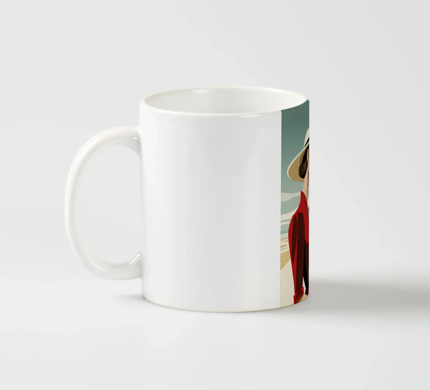 Cabine da bagno tazza in ceramica da M-Ulrich-Digital Art