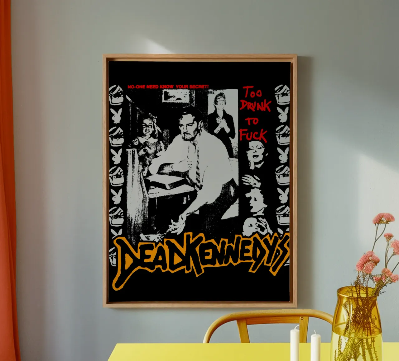 Te Dronken Om Te Neuken Klassiek T-Shirt canvas met Baklijst van igoshartwrks