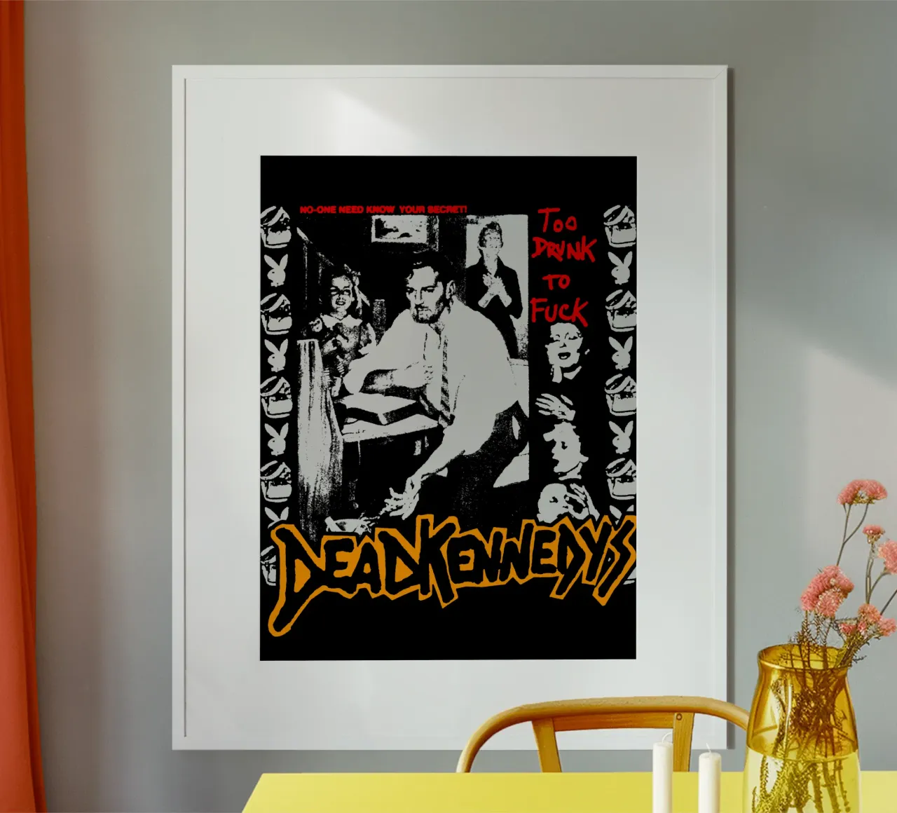 Maglietta classica Too Drunk To Fuck poster da igoshartwrks