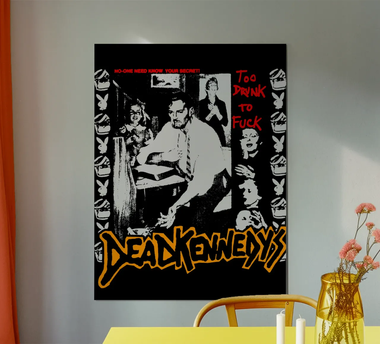 Maglietta classica Too Drunk To Fuck poster da igoshartwrks