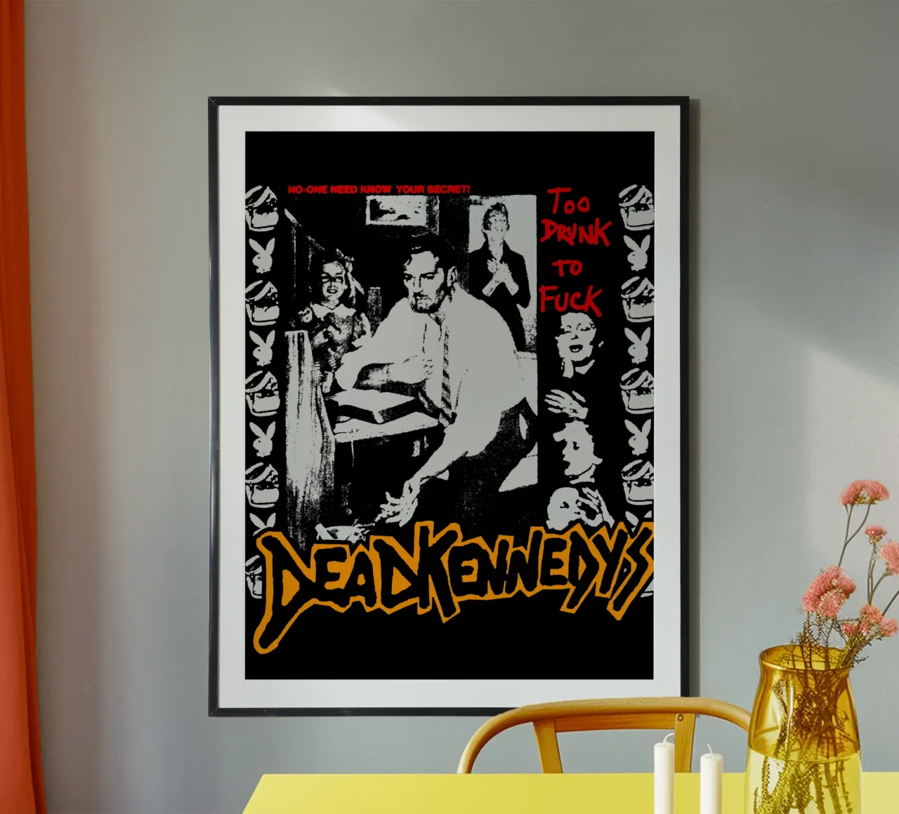 Maglietta classica Too Drunk To Fuck poster da igoshartwrks
