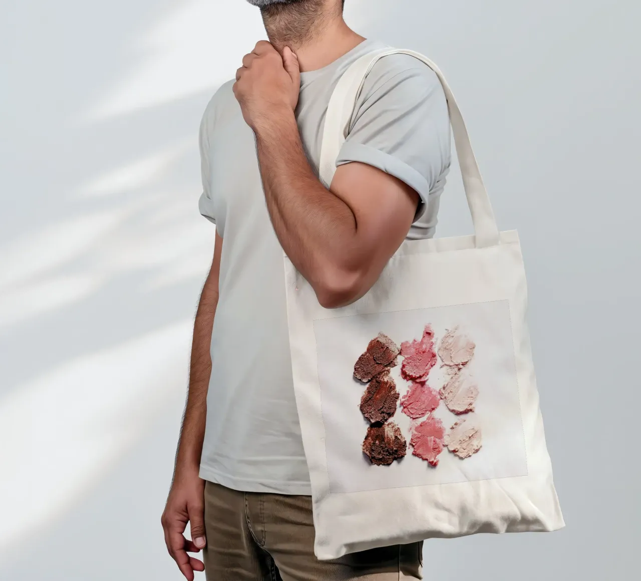 Textures 3 borsa in juta da Kyla Elaine