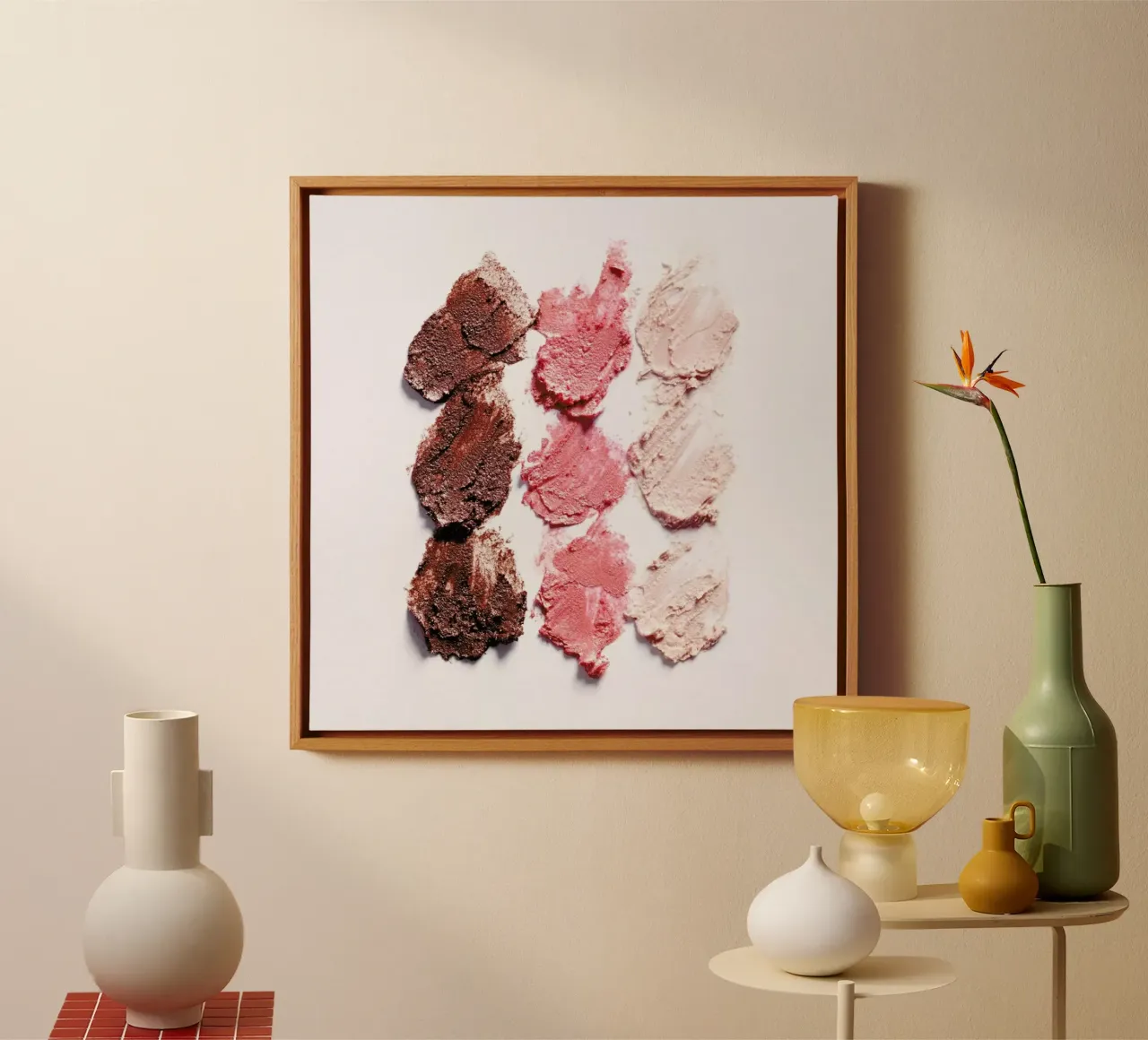 Textures 3 tela con Cornice a cassetta da Kyla Elaine