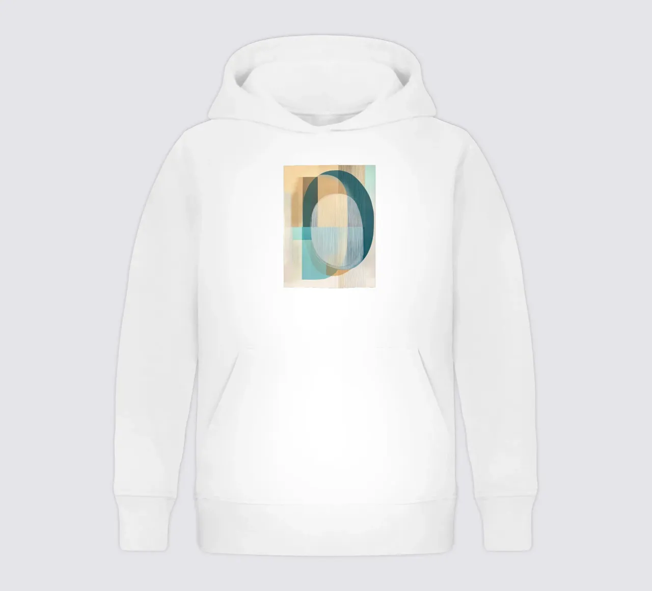 Abstract boho felpa bambino con cappuccio da Imagine