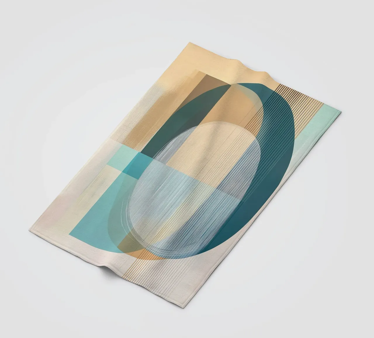 Abstract boho coperta in pile da Imagine