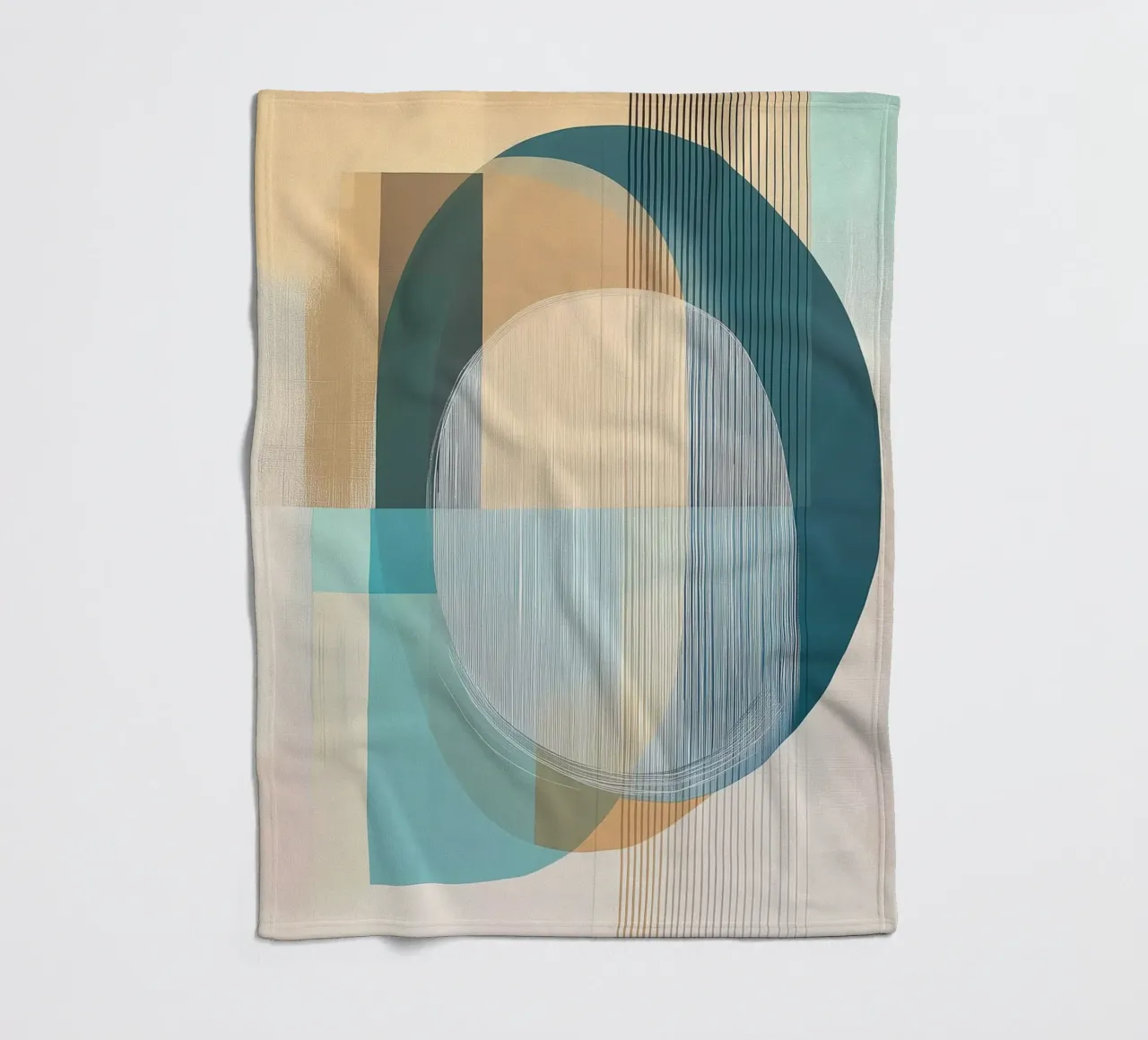 Abstract boho coperta in pile da Imagine