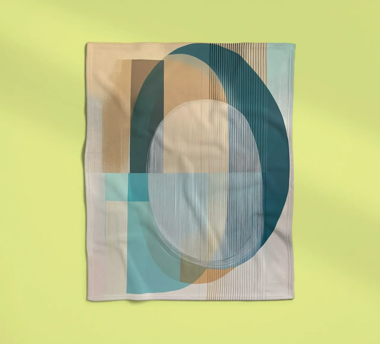 Abstract boho fleece blanket by Imagine