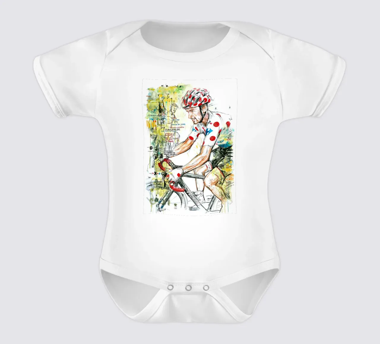 Maglia Polkadots Julian Alaphilippe body neonato maniche corte da SPECIAL SHOP GENTHO UK