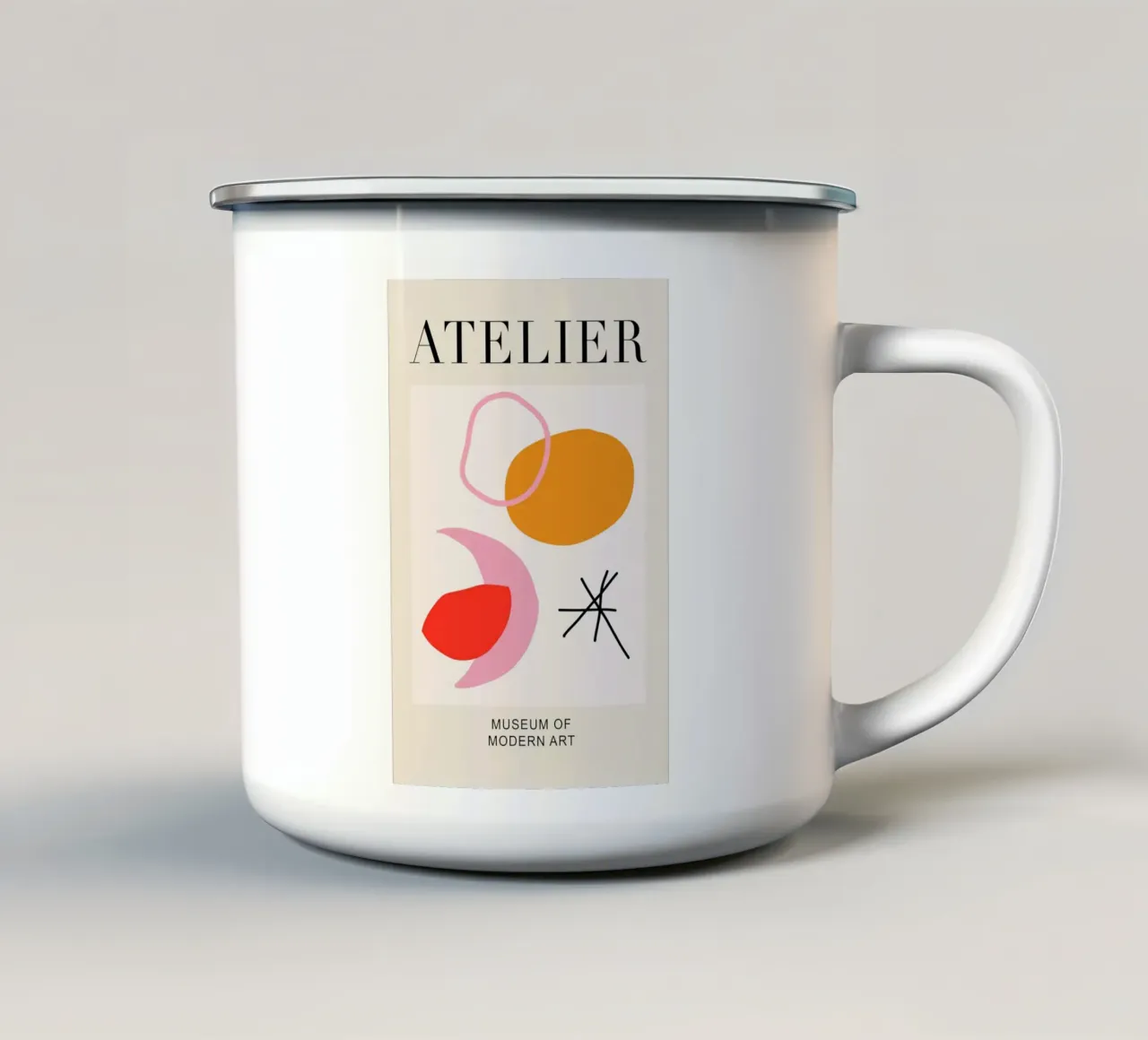 Abstract Modern Art tazza in smalto da GraceDigitalArtCo
