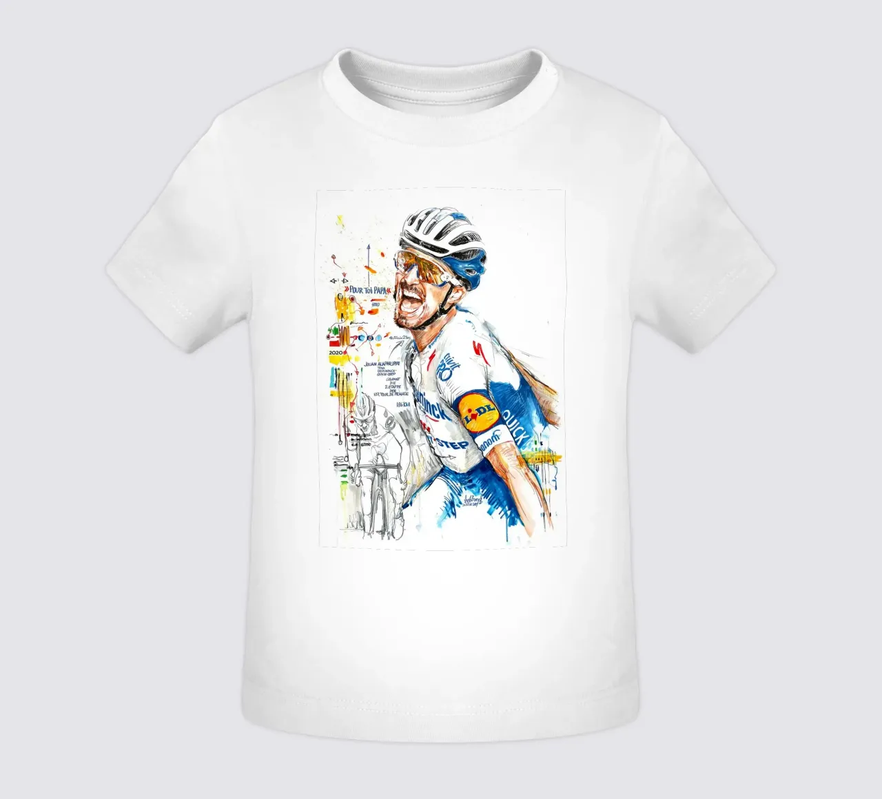 Julian Alaphilippe Deceuninck Quick Step maglietta neonato da SPECIAL SHOP GENTHO UK
