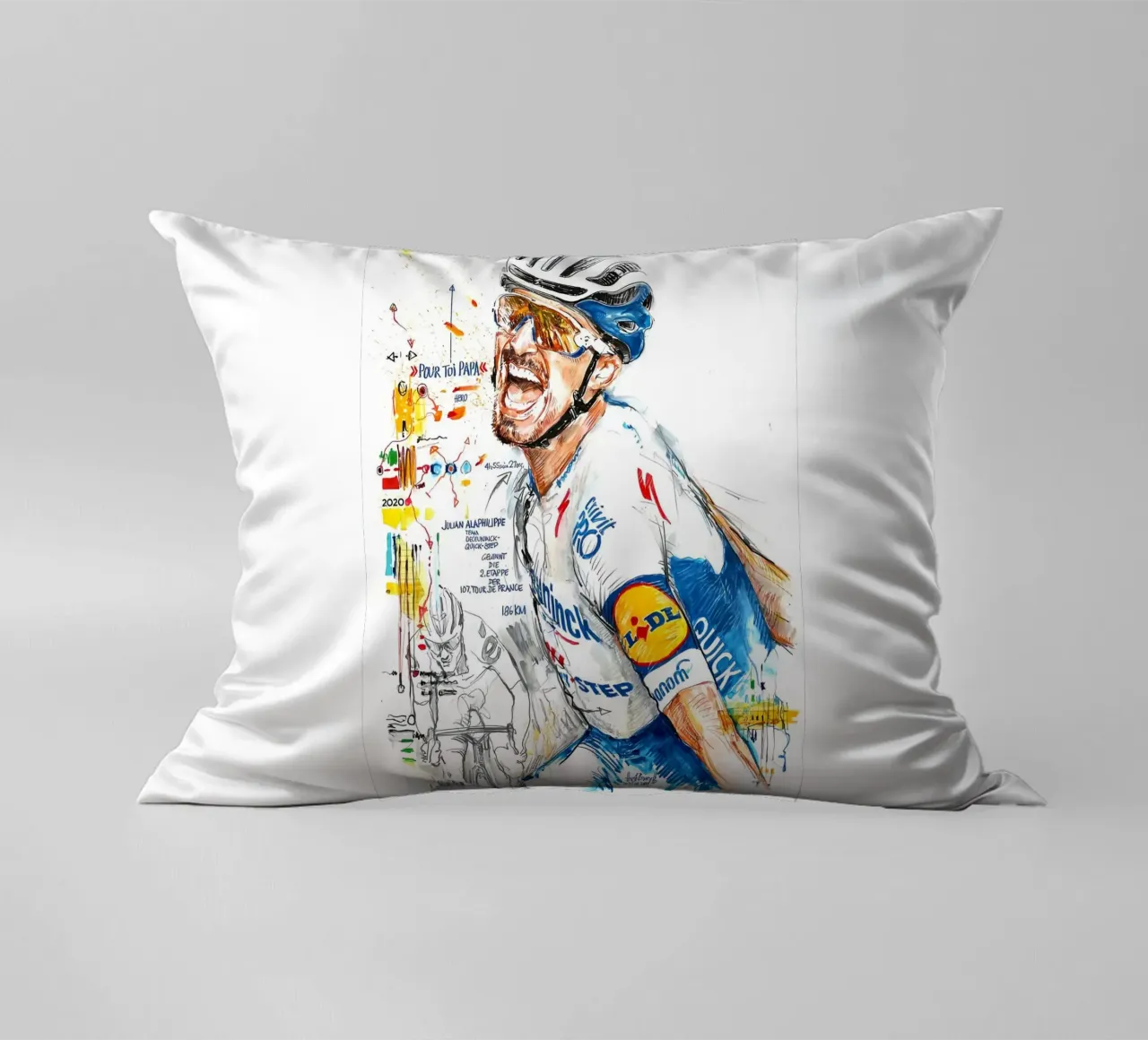 Julian Alaphilippe Deceuninck Quick Step cuscino da SPECIAL SHOP GENTHO UK