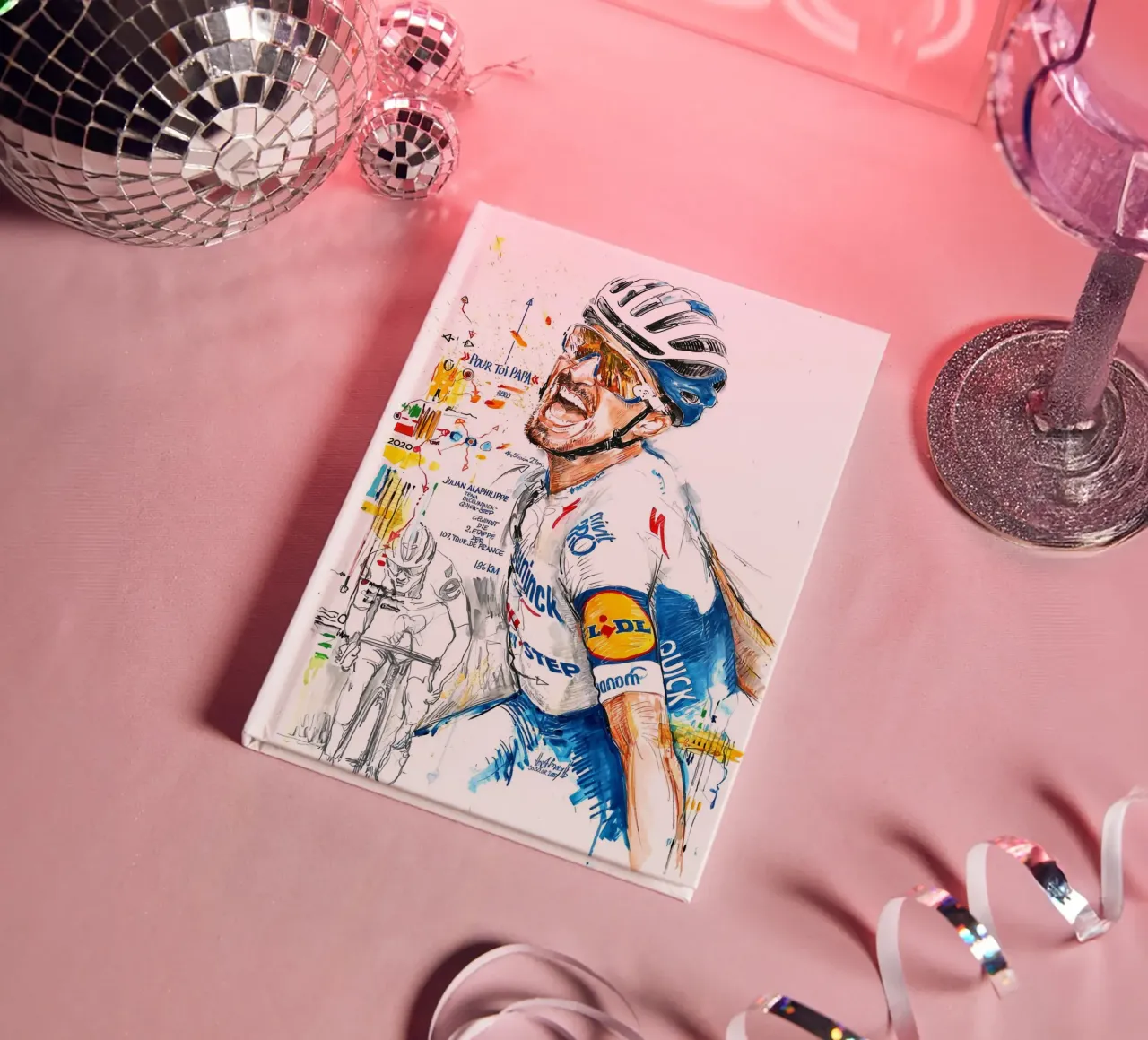Julian Alaphilippe Deceuninck Quick Step notebook by SPECIAL SHOP GENTHO UK