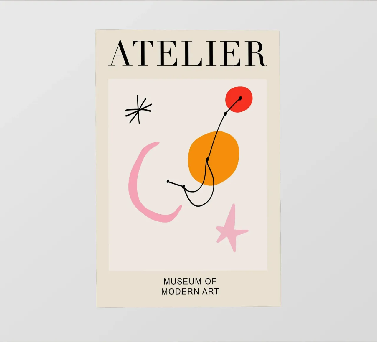 Abstract Atelier Modern Art pellicola backlit da GraceDigitalArtCo
