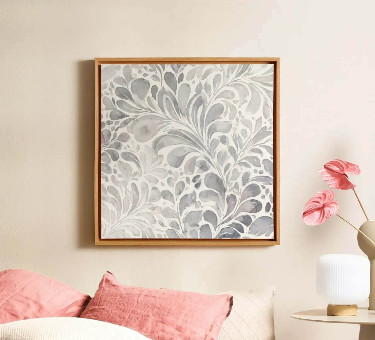 Pillow Pattern No 01 tela con Cornice a cassetta da treechild