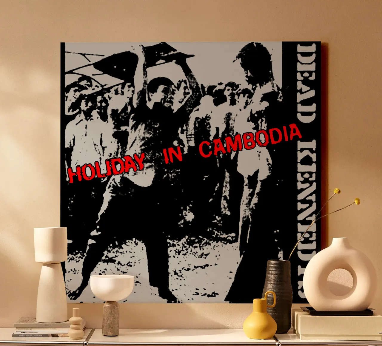 Vakantie In Cambodja Klassiek T-shirt canvas met Baklijst van igoshartwrks