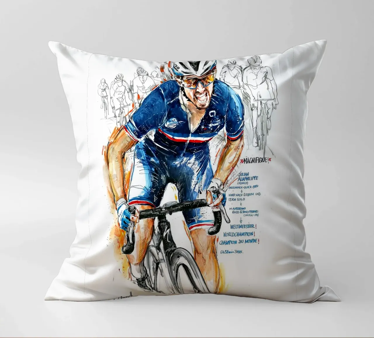 MAGNIFICO! Julian Alaphilippe cuscino da SPECIAL SHOP GENTHO UK