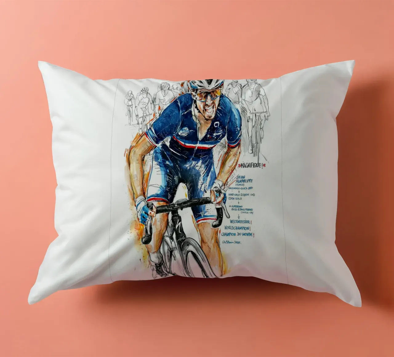 MAGNIFICO! Julian Alaphilippe cuscino da SPECIAL SHOP GENTHO UK