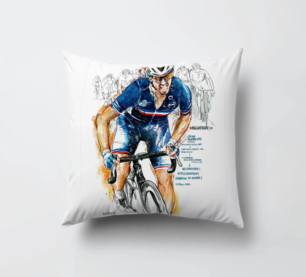 MAGNIFICO! Julian Alaphilippe cuscino da SPECIAL SHOP GENTHO UK