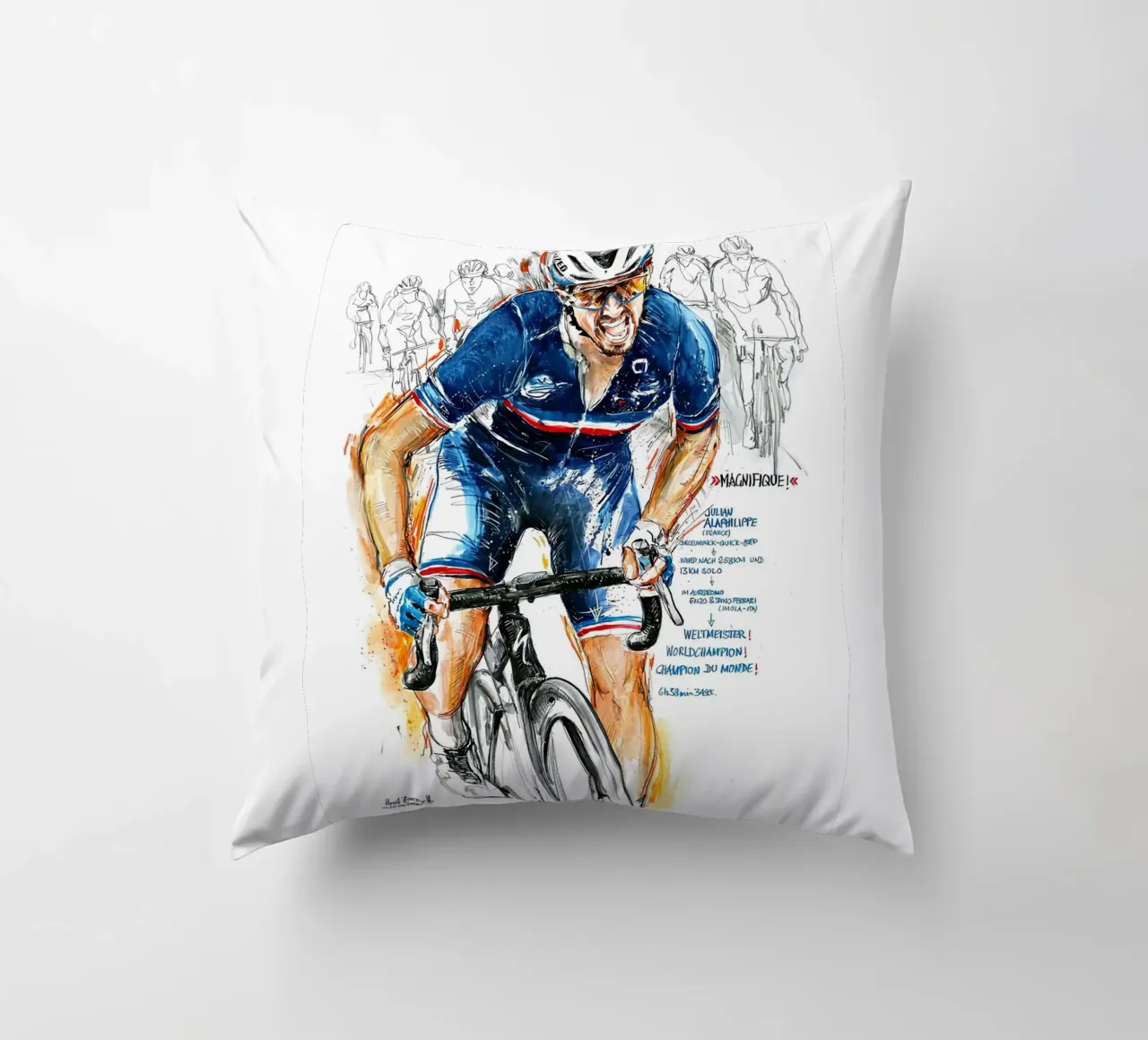 MAGNIFICO! Julian Alaphilippe cuscino da SPECIAL SHOP GENTHO UK