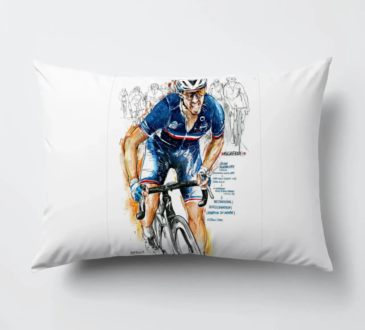 MAGNIFICO! Julian Alaphilippe cuscino da SPECIAL SHOP GENTHO UK