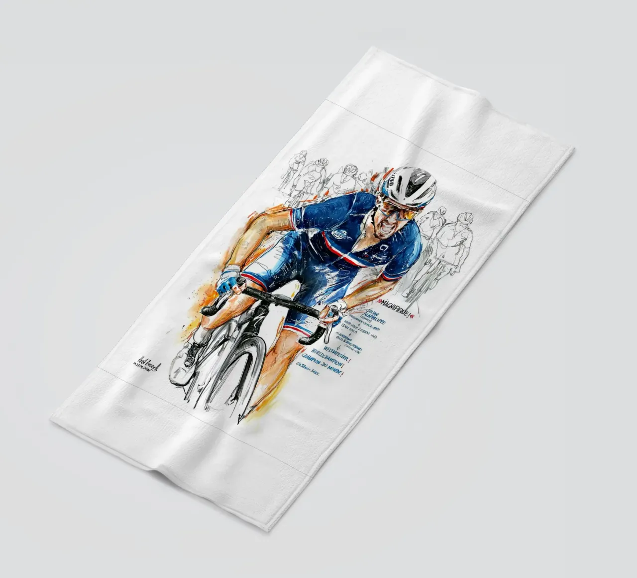 MAGNIFICO! Julian Alaphilippe telo mare da SPECIAL SHOP GENTHO UK