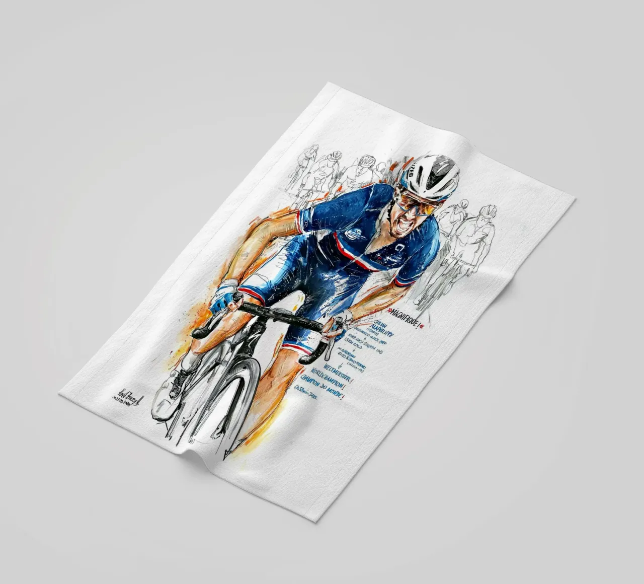 MAGNIFICO! Julian Alaphilippe telo mare da SPECIAL SHOP GENTHO UK