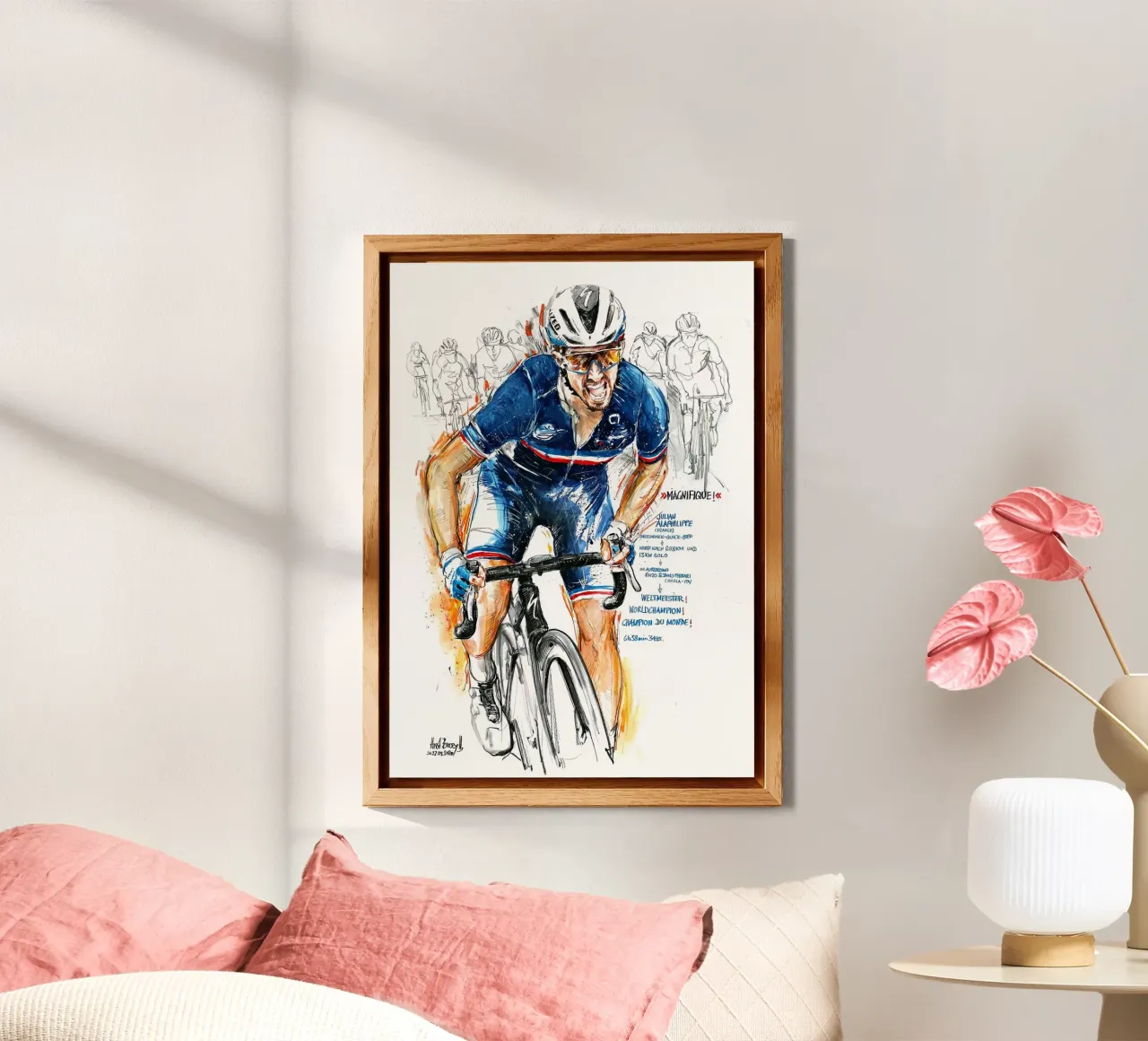 MAGNIFICO! Julian Alaphilippe alluminio dibond da SPECIAL SHOP GENTHO UK