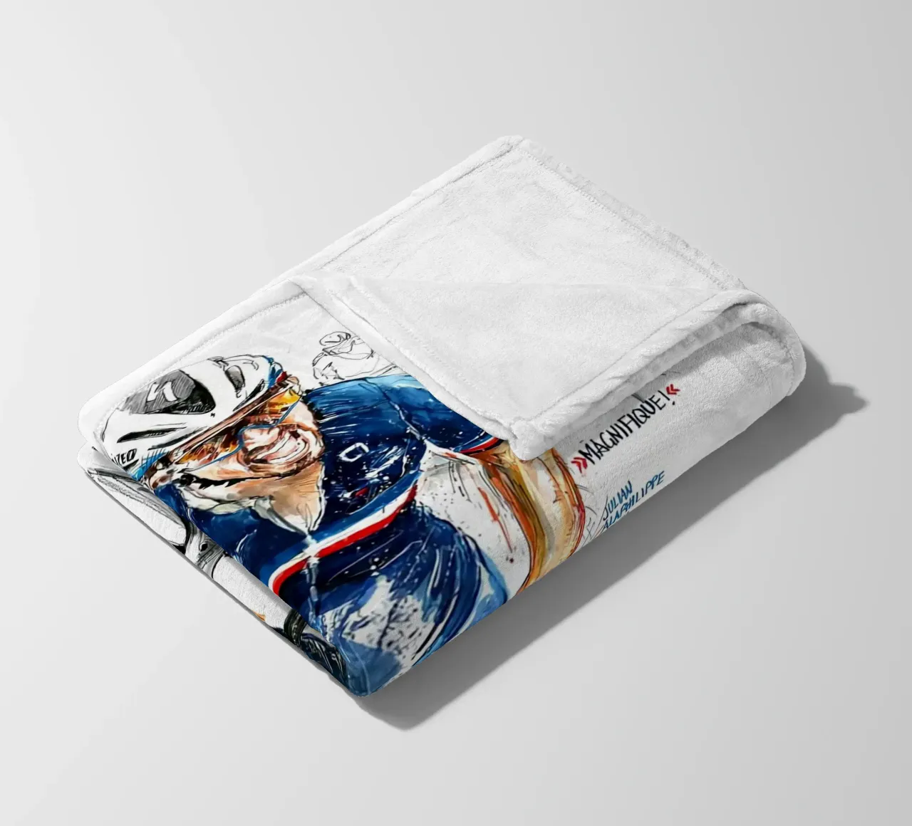 MAGNIFIQUE! Julian Alaphilippe Fleecedecke von SPECIAL SHOP GENTHO UK