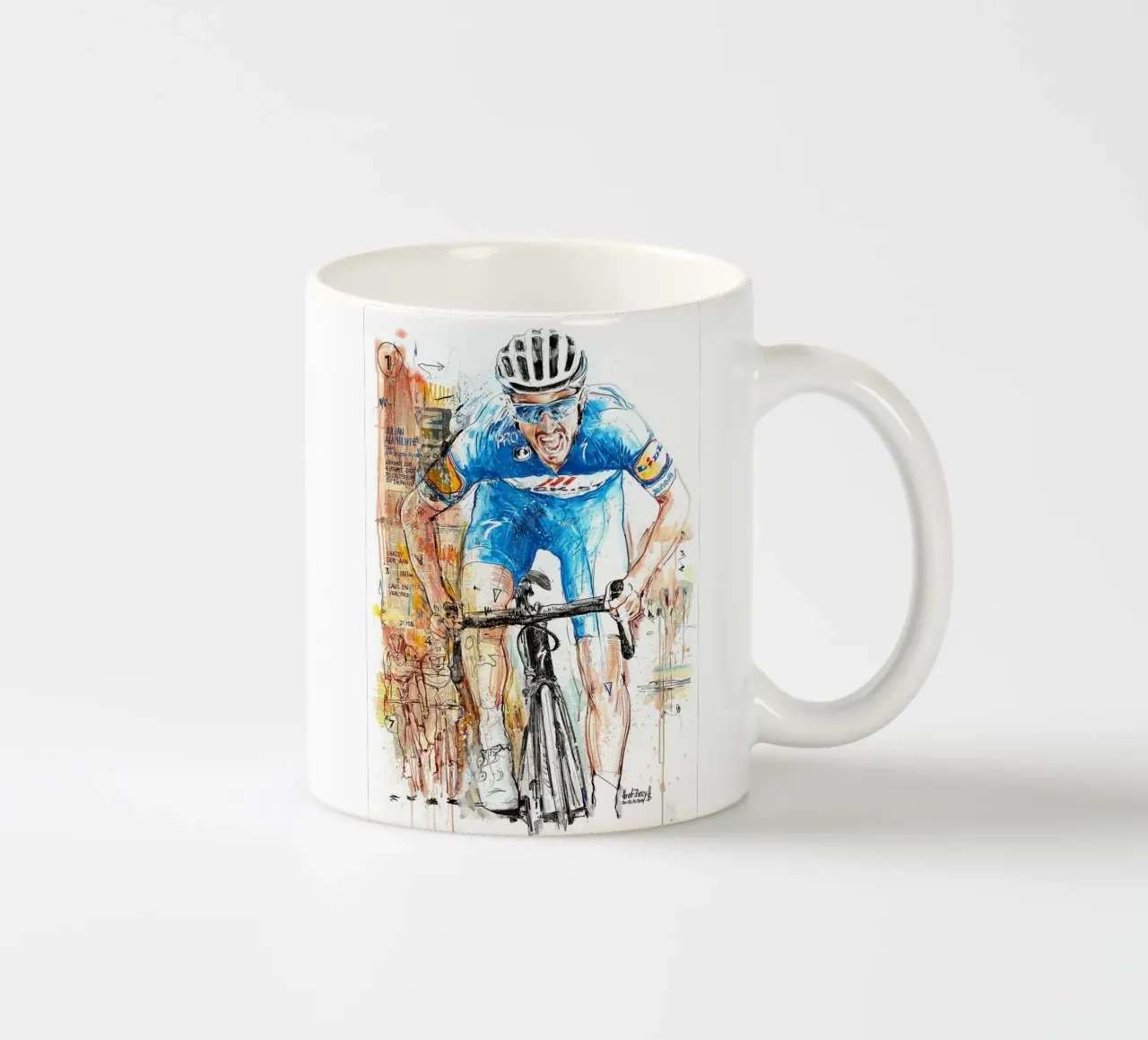 Julian Alaphilippe velocista tazza in ceramica da SPECIAL SHOP GENTHO UK
