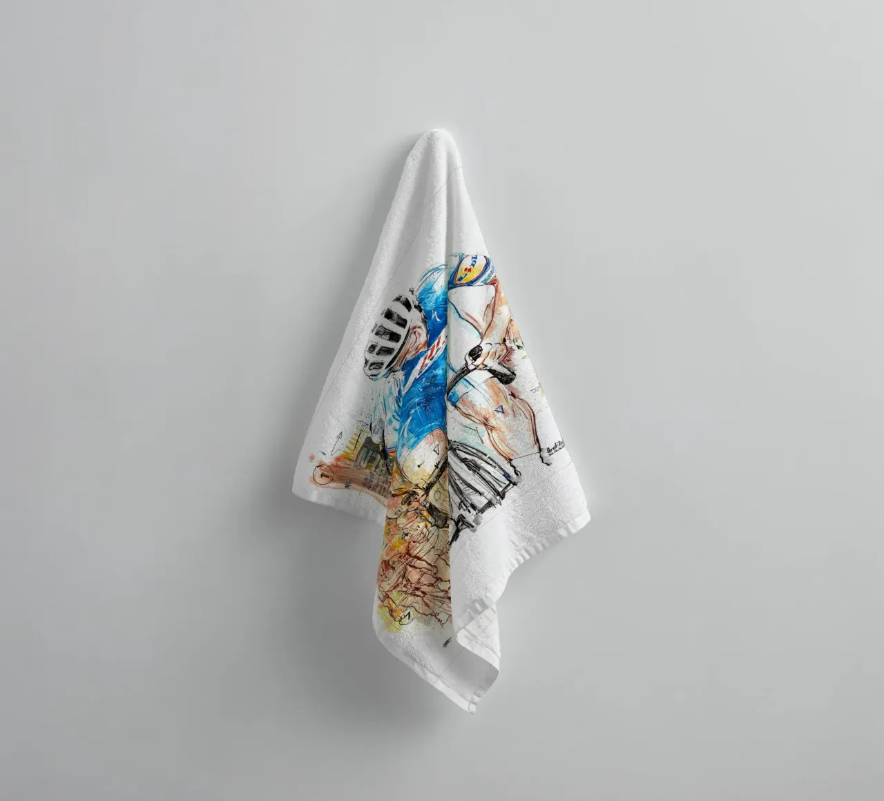 Julian Alaphilippe Sprinter serviette de bain de SPECIAL SHOP GENTHO UK