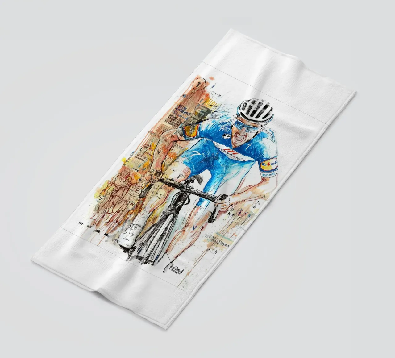 Julian Alaphilippe velocista telo mare da SPECIAL SHOP GENTHO UK