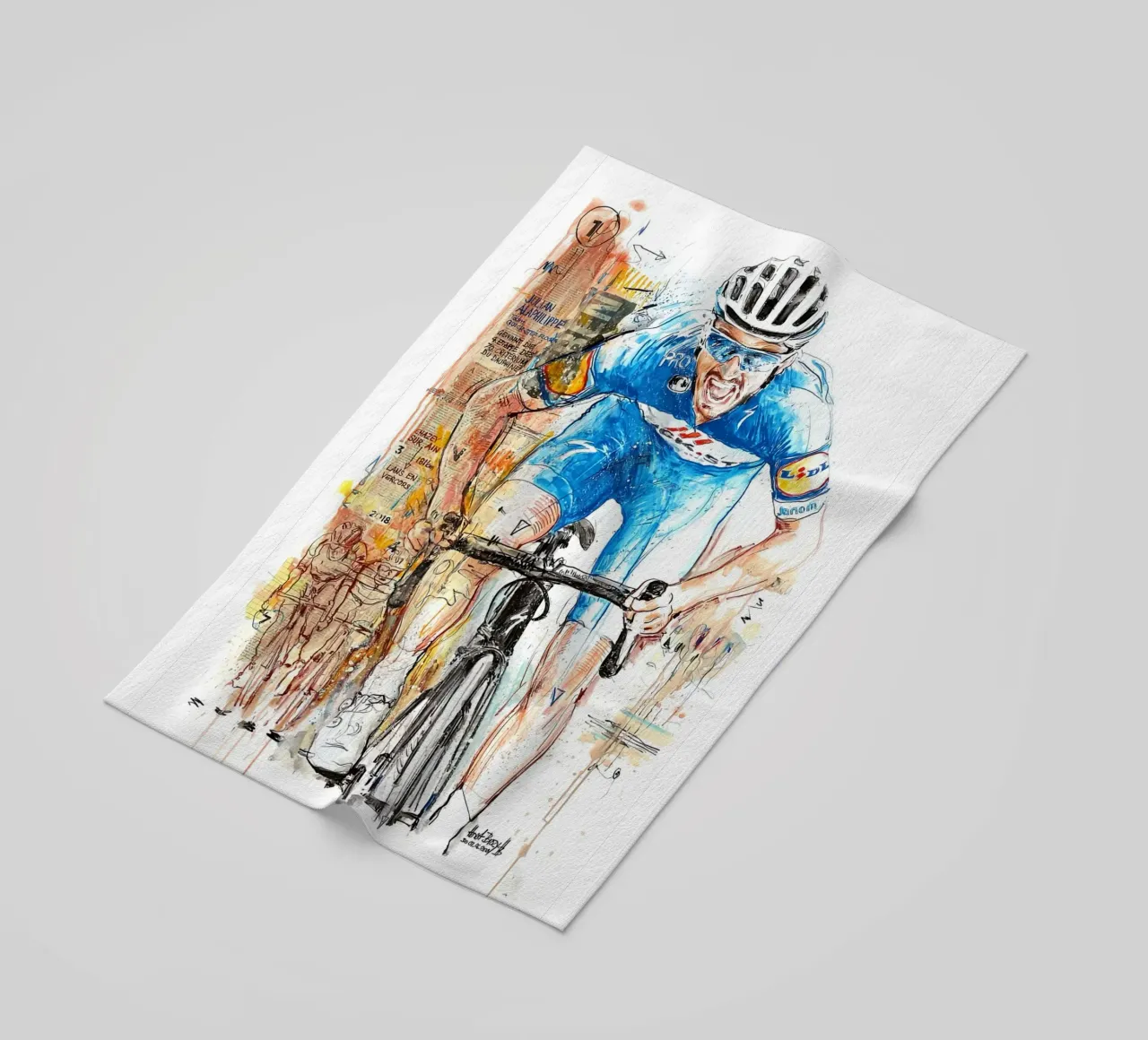 Julian Alaphilippe velocista telo mare da SPECIAL SHOP GENTHO UK