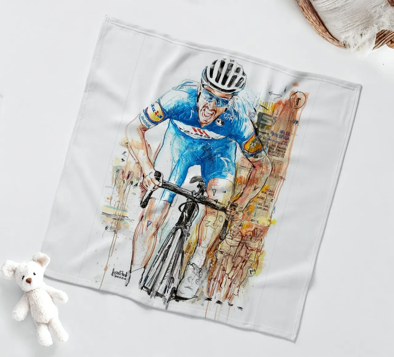 Julian Alaphilippe velocista coperta in pile da SPECIAL SHOP GENTHO UK