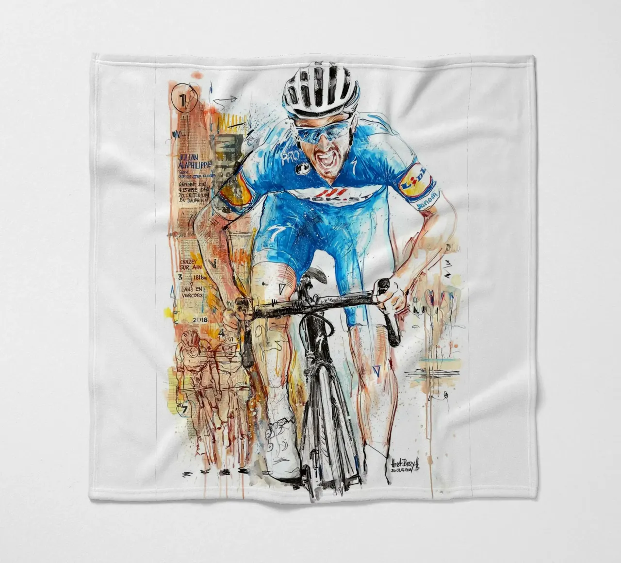 Julian Alaphilippe velocista coperta in pile da SPECIAL SHOP GENTHO UK