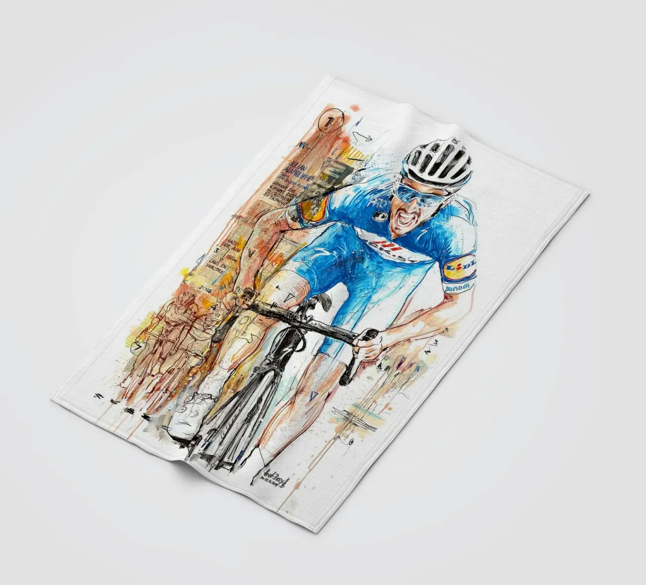 Julian Alaphilippe velocista coperta in pile da SPECIAL SHOP GENTHO UK