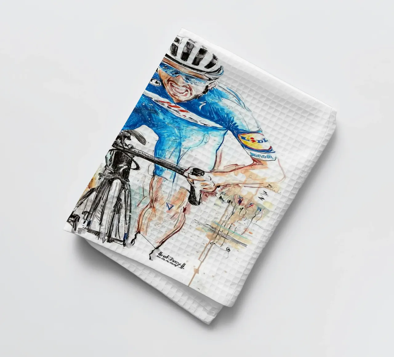 Julian Alaphilippe Sprinter torchon de SPECIAL SHOP GENTHO UK