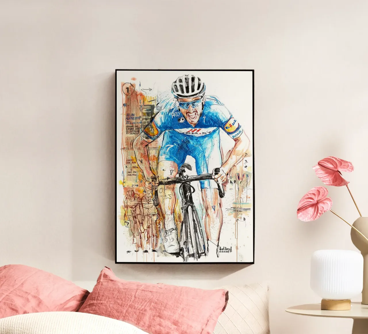 Julian Alaphilippe velocista plexiglass da SPECIAL SHOP GENTHO UK