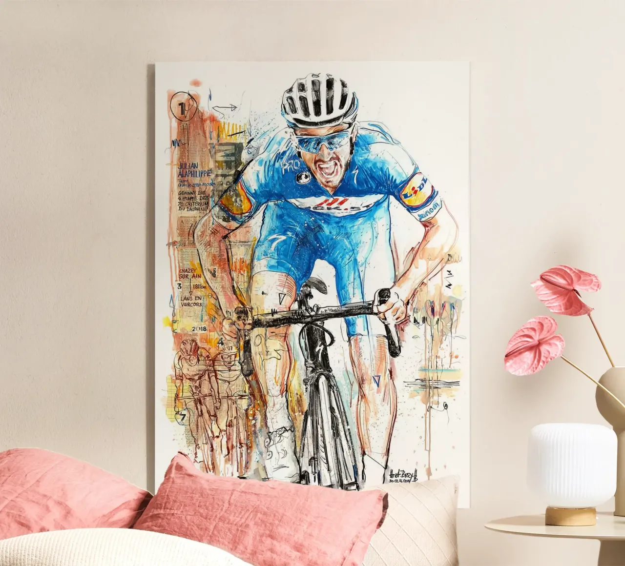 Julian Alaphilippe velocista plexiglass da SPECIAL SHOP GENTHO UK