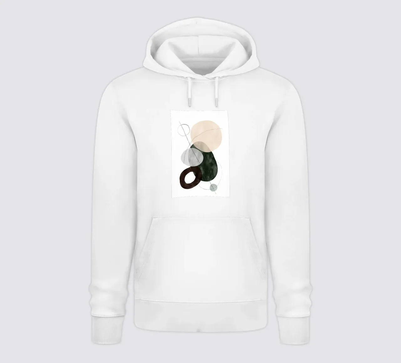 Playing Shapes No 4 felpa con cappuccio da treechild