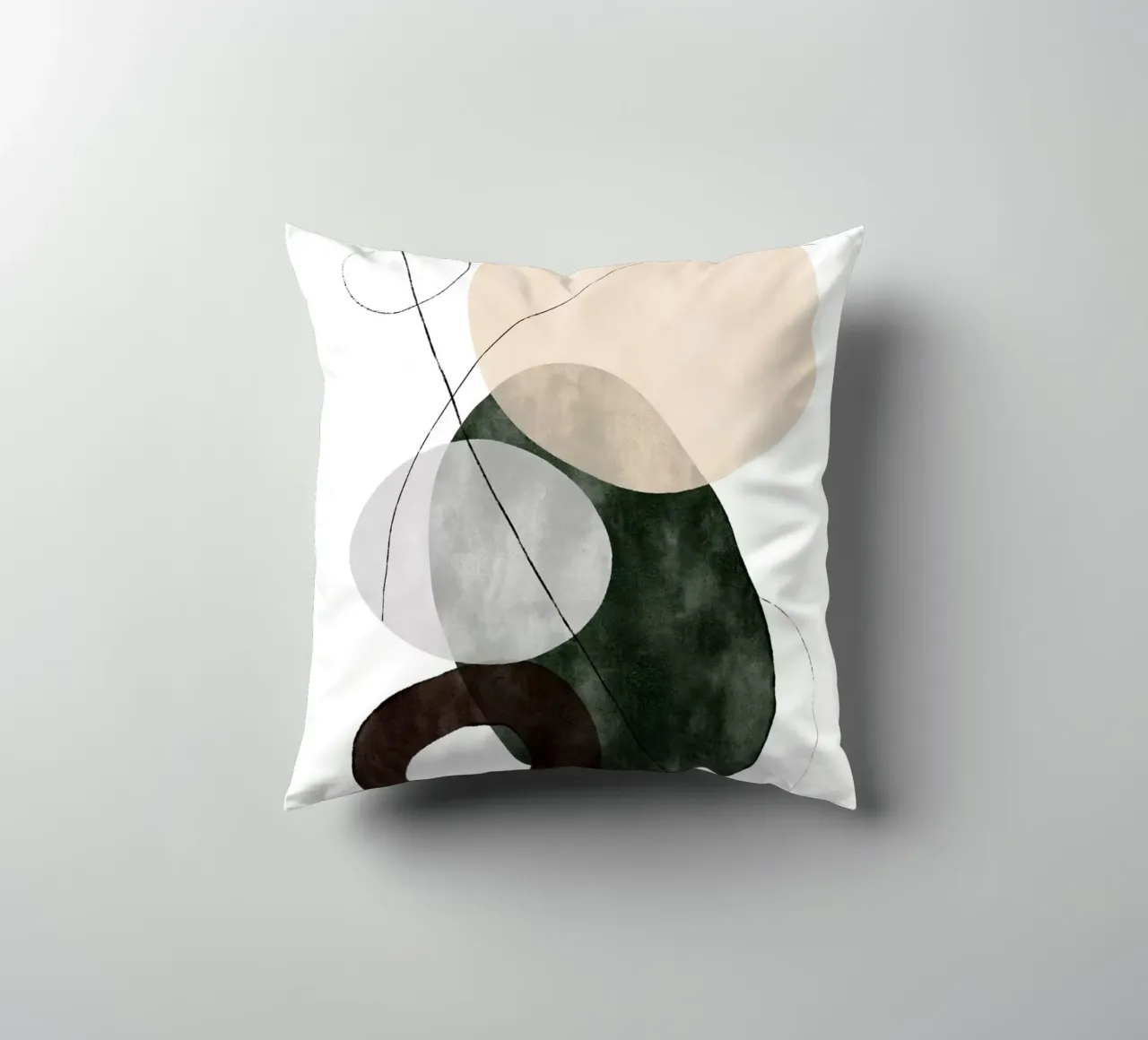 Playing Shapes No 4 cuscino da treechild