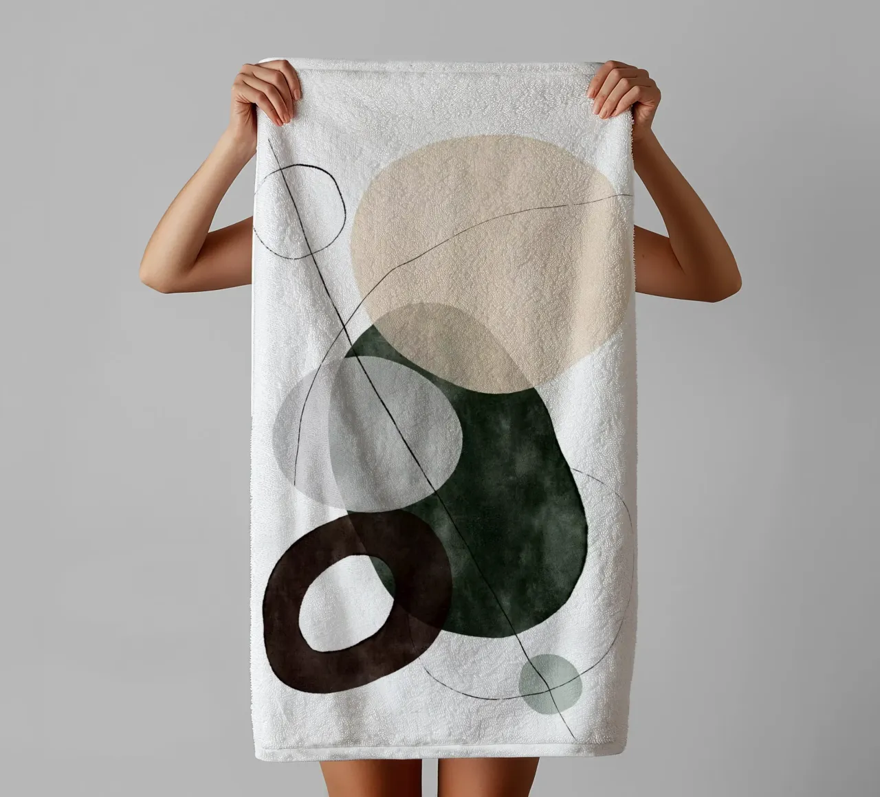 Playing Shapes No 4 towel by treechild