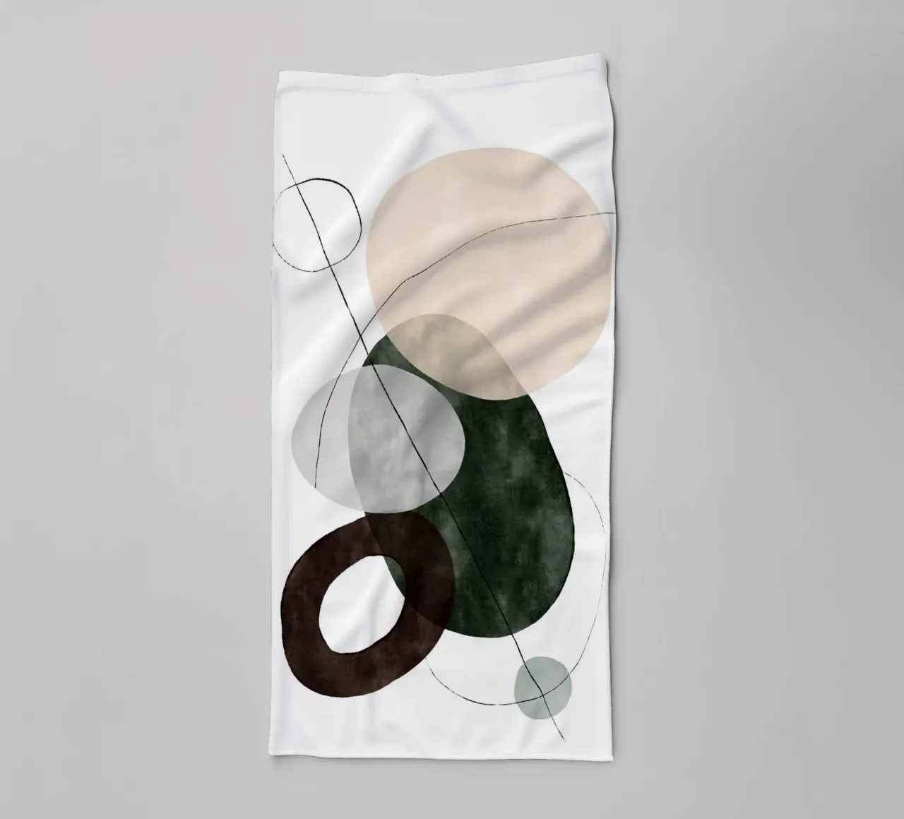 Playing Shapes No 4 towel by treechild